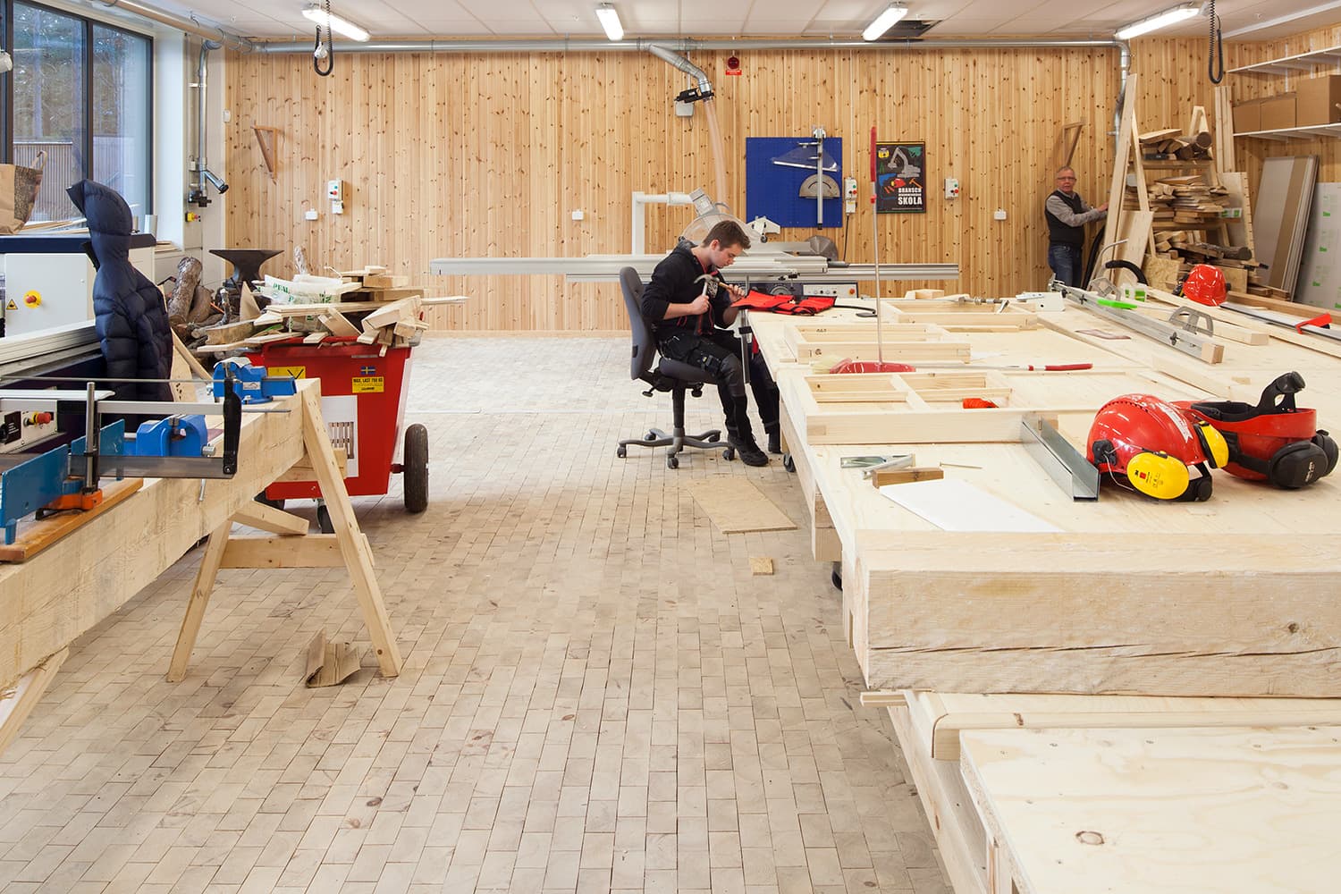 Kubbgolv Industry Gran