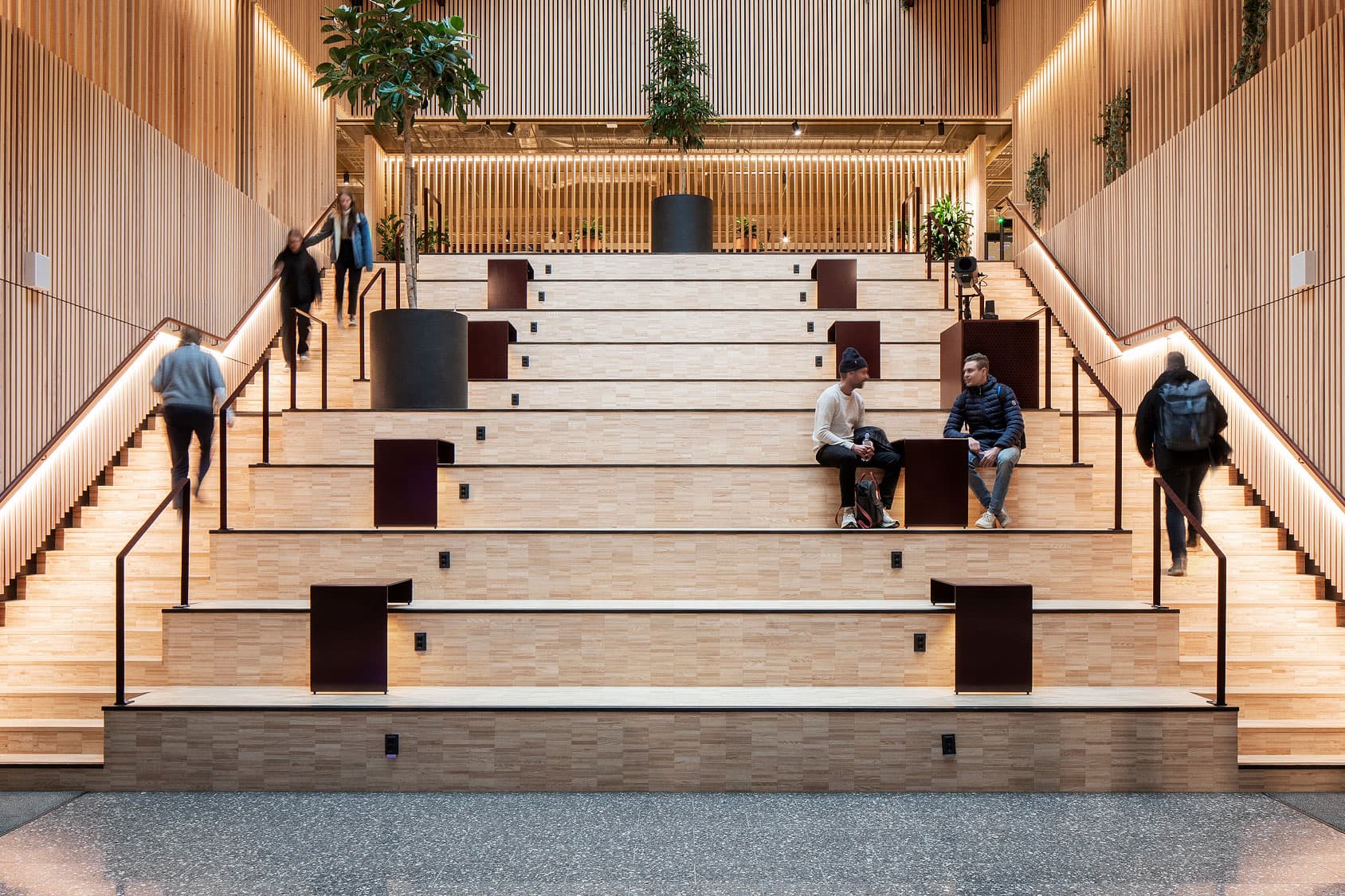 Campus Borlänge Gradängtrappa