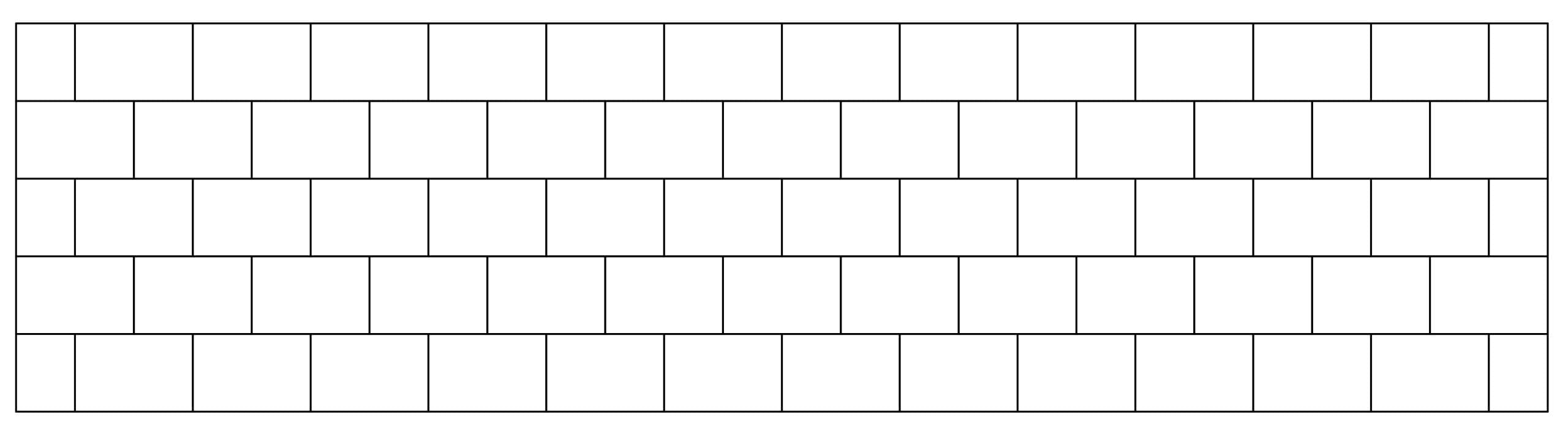 Tegel – Liggande kubb